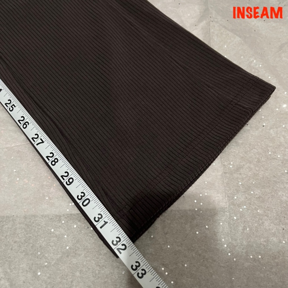 Lululemon Espresso Ribbed Softstreme Flared Pant Regular - Picture 6 of 10